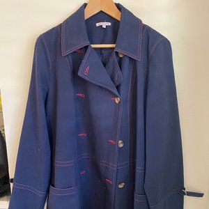 Frances Valentine Navy Trench Coat
